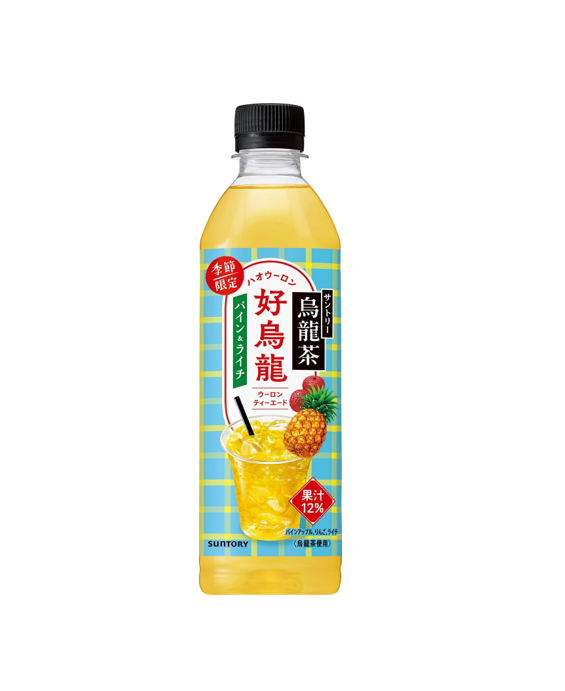 Suntory Oolong Tea Pineapple & Lychee (500ML) [Best Before Date: 2027.03]