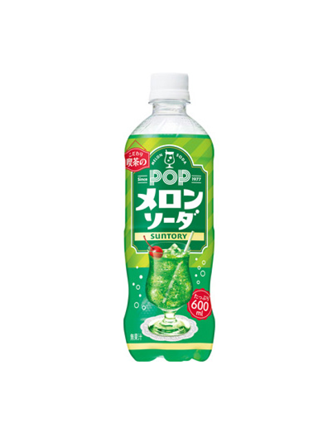 Soda au melon Suntory POP (600 ml)