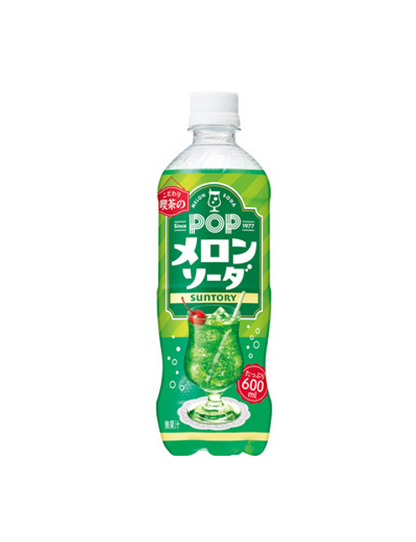 Soda au melon Suntory POP (600 ml)
