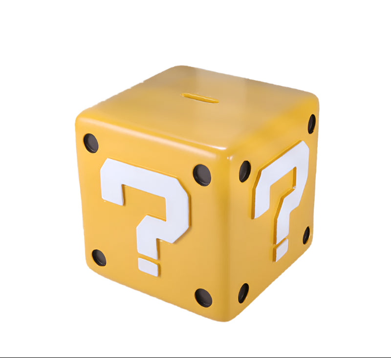 Super Mario Question Block Piggy Bank