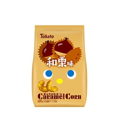 Snack de maïs au caramel et aux châtaignes Tohato (65 g)