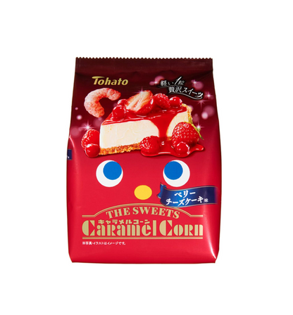 Tohato The Sweets Caramel Corn Goût Gâteau au Fromage et Baies (52G)