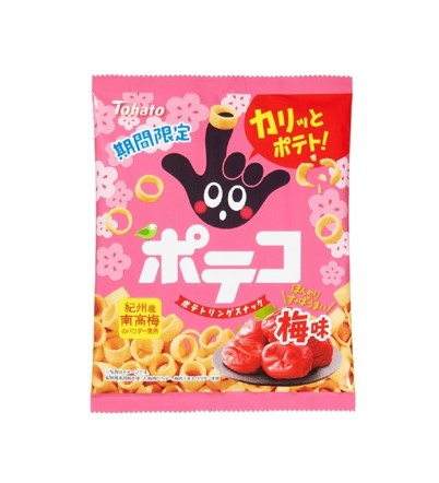 Tohato Potato Rings Ume Plum (53G)