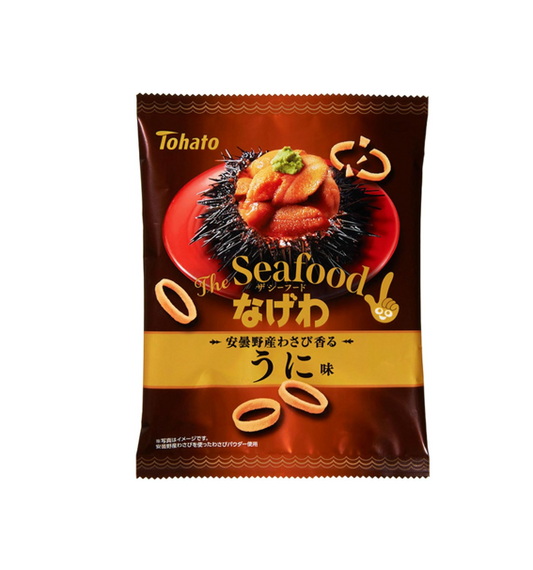 Tohato The Seafood Nagewa Potato Rings Azumino Wasabi Fragrance Sea Urchin Flavor (50G)