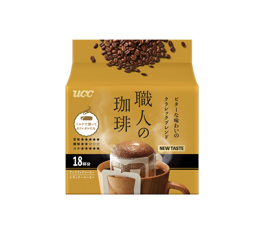 UCC Artisan's Coffee One-Drip Coffee Bitter Classic Blend (18 Cups)