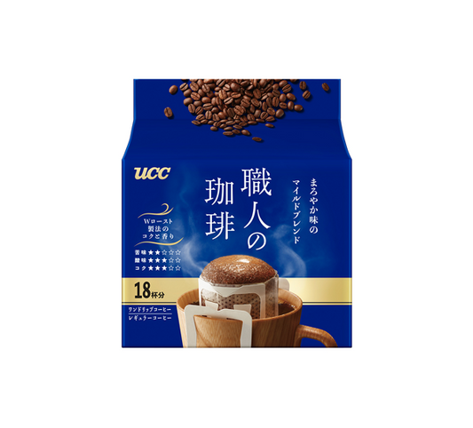 UCC Artisan's Coffee One-Drip Coffee Mild Blend with Mellow Taste (18 Cups)