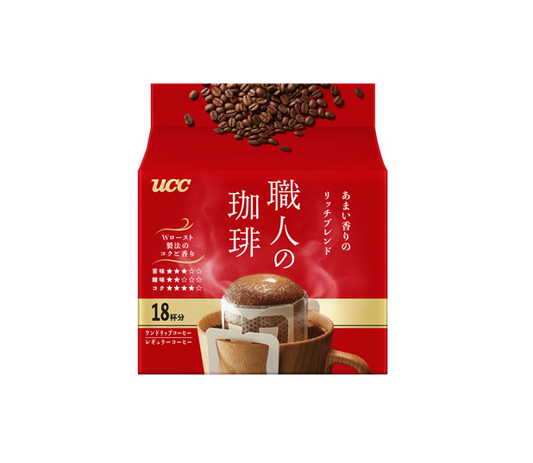 UCC Artisan's Coffee One-Drip Coffee Sweetly Aroma Rich Blend (18 Cups)