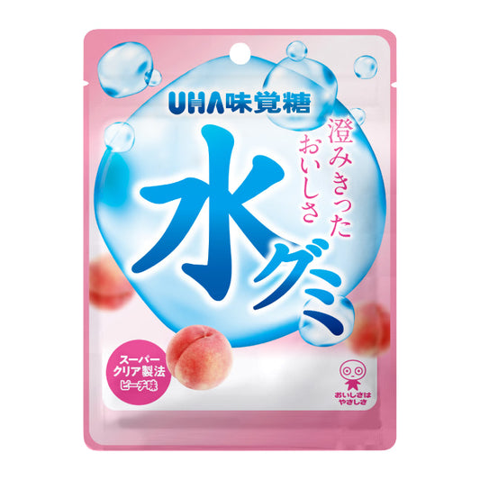UHA Mikakuto Water Gummy Pêche (40G)