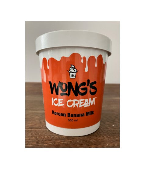 Wong's Ice Cream lait de banane coréen (500ML)