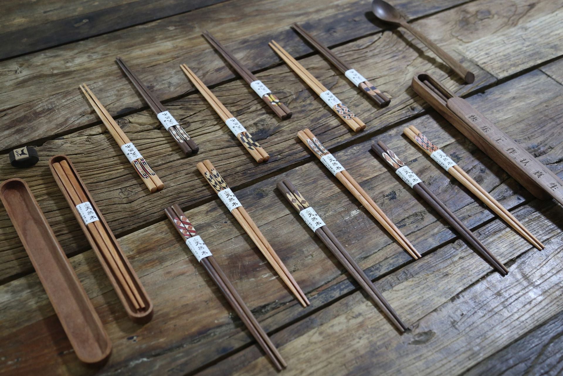 Japanese store wooden chopsticks