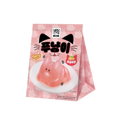 YOU US Cat Pudding Jelly Peach Flavour (90G)