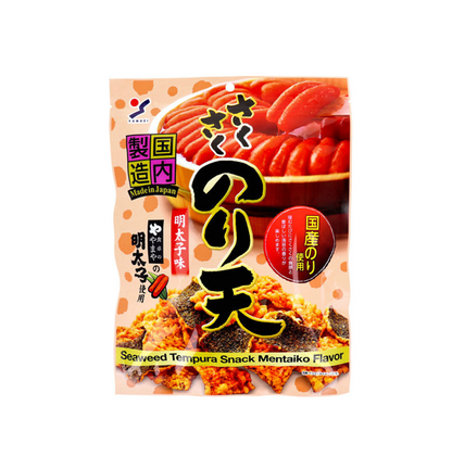 Snack croustillant aux algues tempura Yamaei Mentaiko (63 g)
