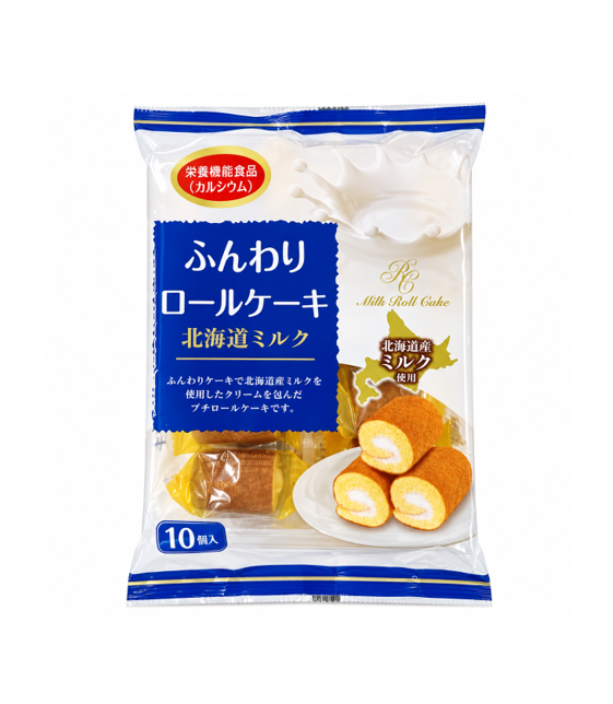 Yamauchi Hokkaido Milk Roll Cake [Best Before Date: 2027.01.20]