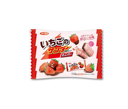 Yuraku Black Thunder Strawberry Chocolate Bar