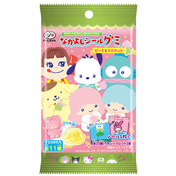 Fujiya Peko-Chan x Sanrio Characters Peach & Muscat Gummy (19G)