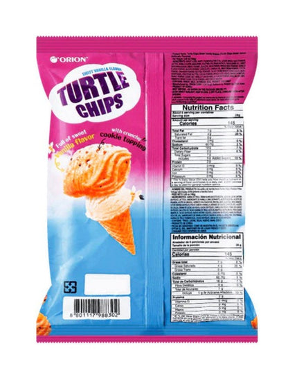 Orion Turtle Chips Vanille Douce (160G)