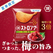 Chips de pommes de terre Koikeya Strong Rich Plum (52 ​​g)