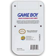 Bonbons D-PAD aromatisés au raisin Boston Nintendo Game Boy (42,5G)