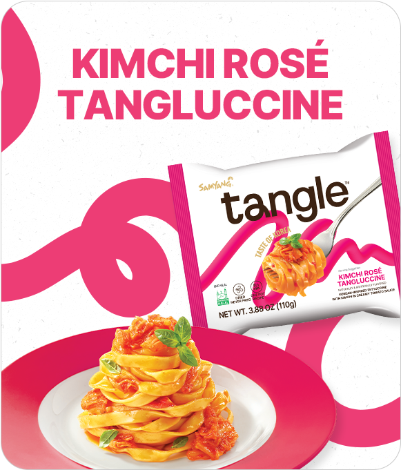 Samyang Tangle Kimchi Rose Tangluccine