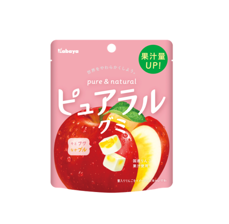 Kabaya Pureral Apple Gummy (58G)