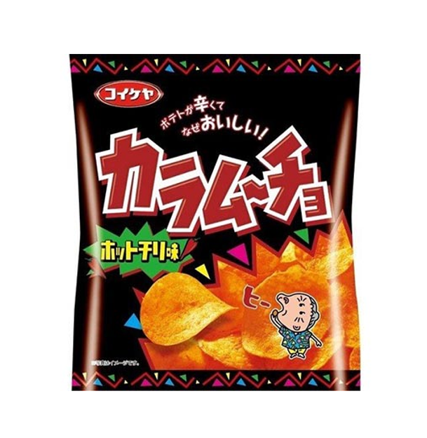 Croustilles Koikeya Karamuncho saveur piment fort (55G)