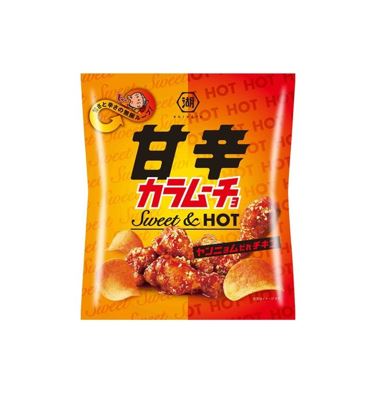 湖池屋 カラムンチョ スイート＆ホットチキンポテトチップス (53G)