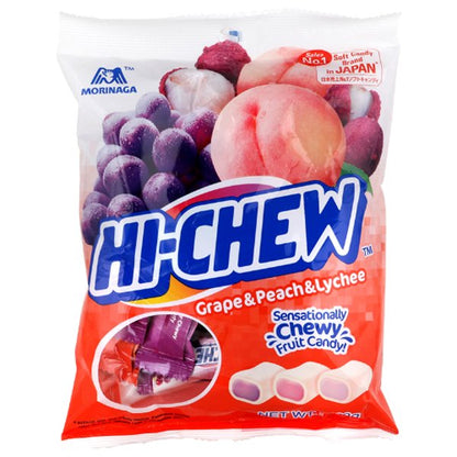 Morinaga Hi-Chew Grape & Peach & Lychee