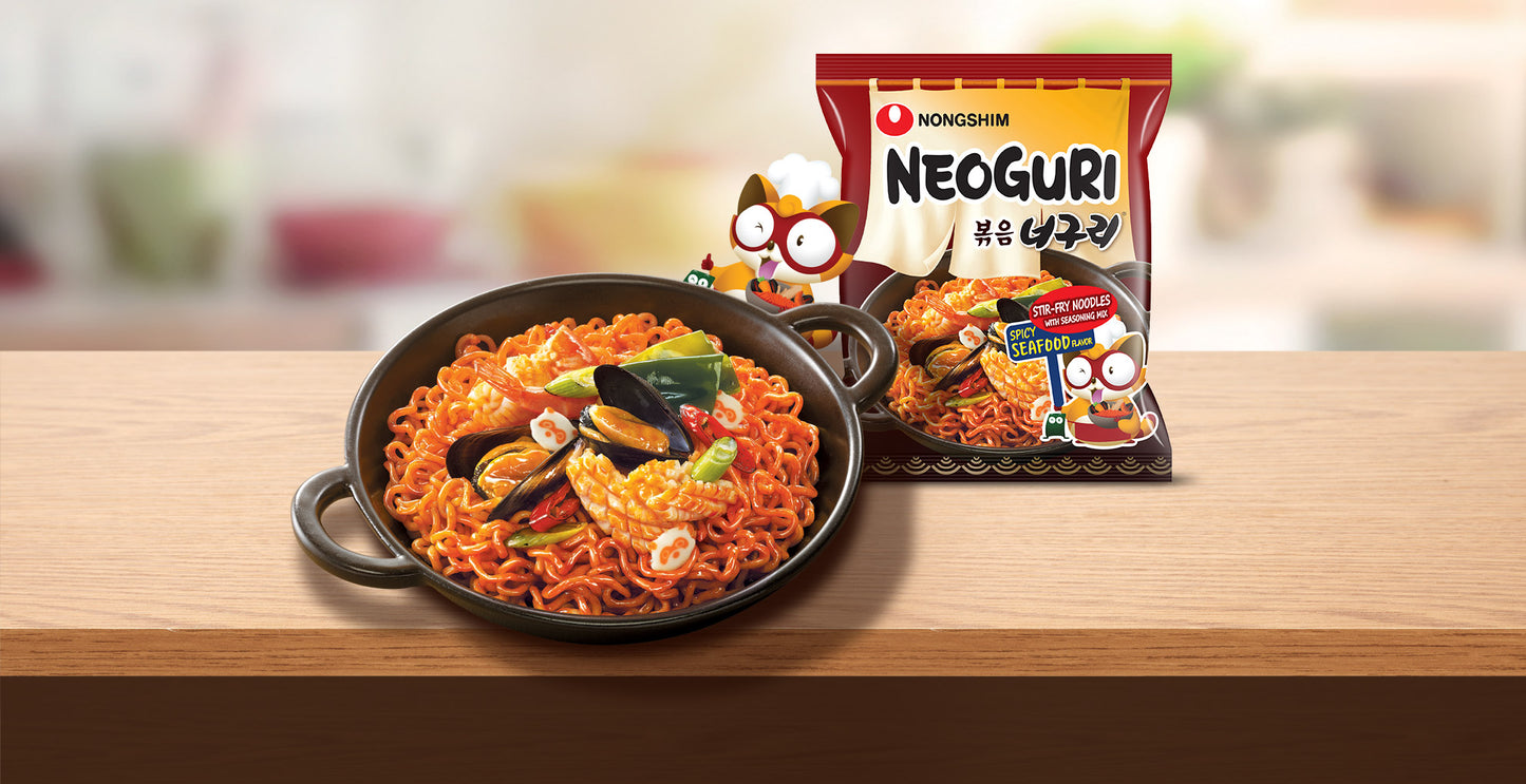 Nongshim Neoguri Spicy Seafood Stir-Fry Ramen