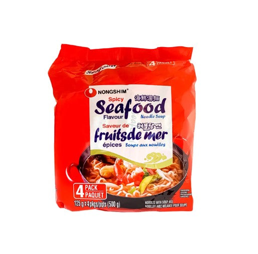 Soupe de nouilles épicée aux fruits de mer Nongshim