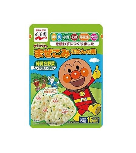 Nagatanien Anpanman Mixed Vegetables Furikake (24G)