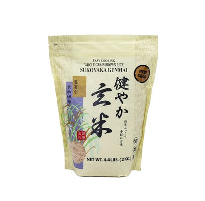 Shirakiku Sukoyaka Genmai Riz Brun (2KG)