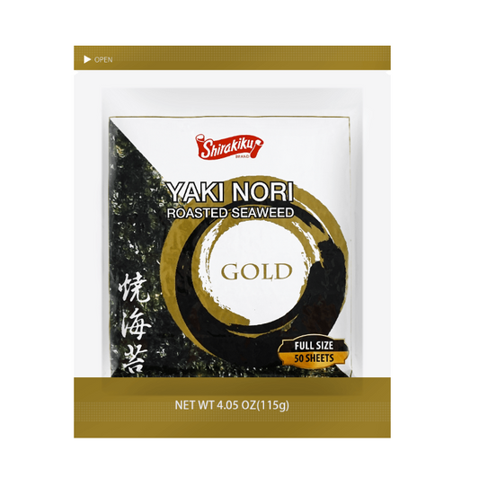 Shirakiku Yaki Sushi Nori Gold (50 Sheet/130G)