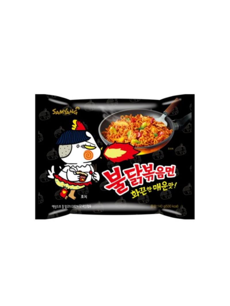 Ramen coréen à saveur de poulet épicé chaud Samyang - Jjajang (paquet de 5)