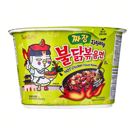 Samyang Buldak Jjajang Ramen Saveur Poulet Chaud (105G)