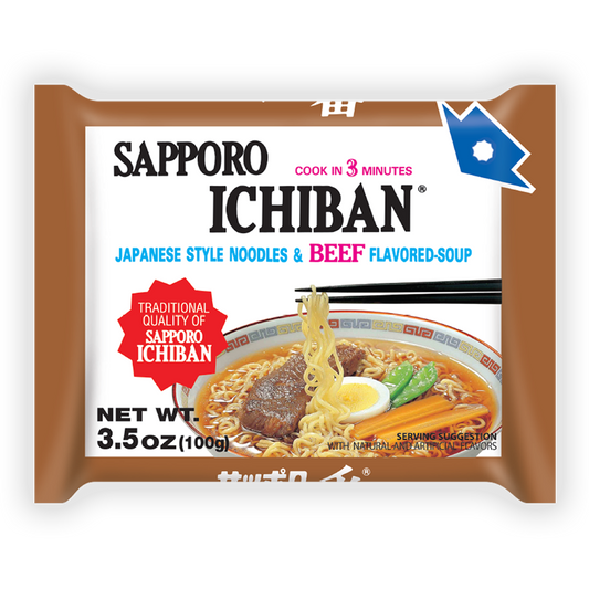 Sapporo Ichiban Beef Ramen (100G)