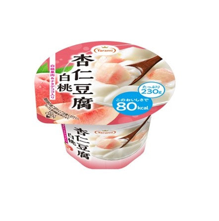 たらみ杏仁 豆腐ゼリーカップ 白桃 (230G)