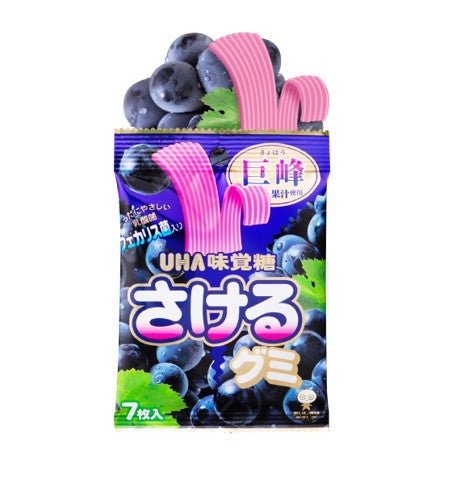 UHA Sakeru Gummy Grape (30.1G)
