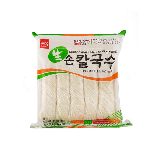 王 生鮮韓国包丁切り麺 (1KG)