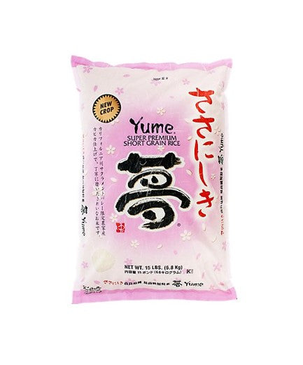 Riz à grain court Yume Super Premium (6,8 kg)